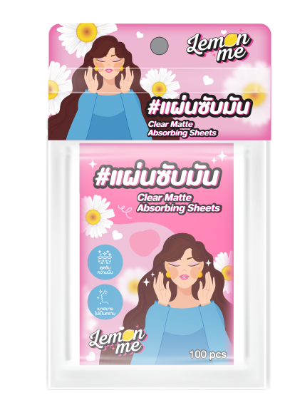 LEMON ME CLEAR MATTE ABSORBING SHEETS 100 PCS