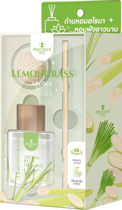 PRECIOUS SKIN THAILAND LEMONGRASS AROMA REED DIFFUSER 40 ML