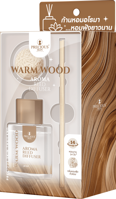 PRECIOUS SKIN THAILAND WARM WOOD AROMA REED DIFFUSER 40 ML