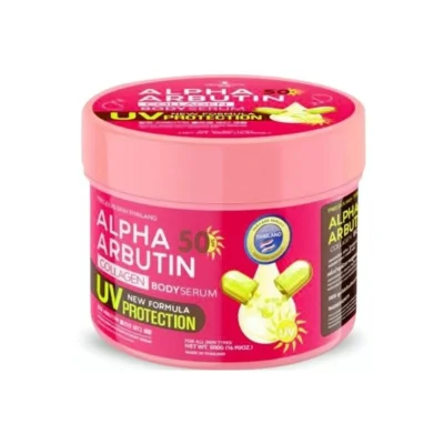 PRECIOUS SKIN ALPHA ARBUTIN COLLAGEN BODY SERUM NEW FORMULA UV PROTECTION 500ML