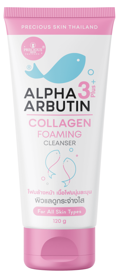 PRECIOUS SKIN ALPHA ARBUTIN 3+ COLLAGEN FOAMING CLEANSER 120ML