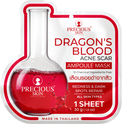 PRECIOUS SKIN THAILAND DRAGON'S BLOOD ACNE SCAR AMPOULE MASK 30 G