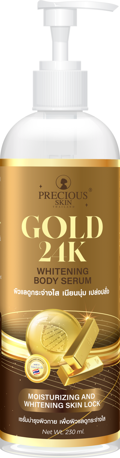 PRECIOUS SKIN THAILAND GOLD 24K WHITENING BODY SERUM 230 ML