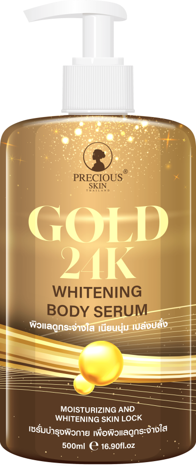 PRECIOUS SKIN GOLD 24K WHITENING BODY SERUM 500 ML