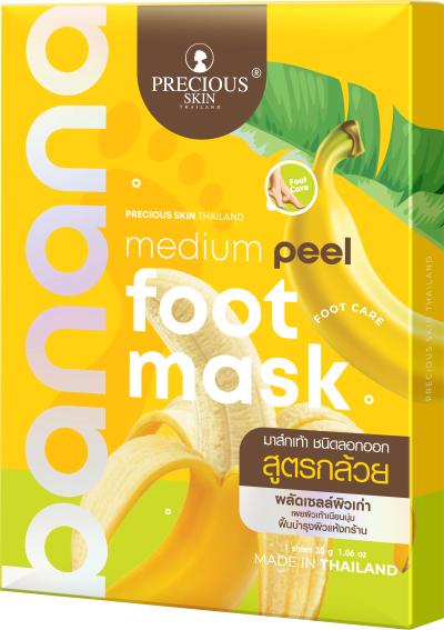 PRECIOUS SKIN THAILAND BANANA MEDIUM FOOT MASK 30G