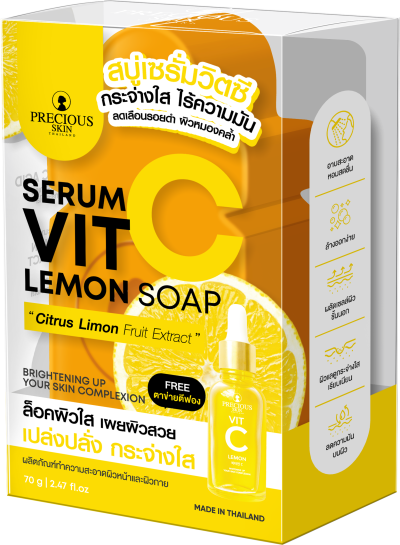 PRECIOUS SKIN SERUM VIT C LEMON SOAP 70G