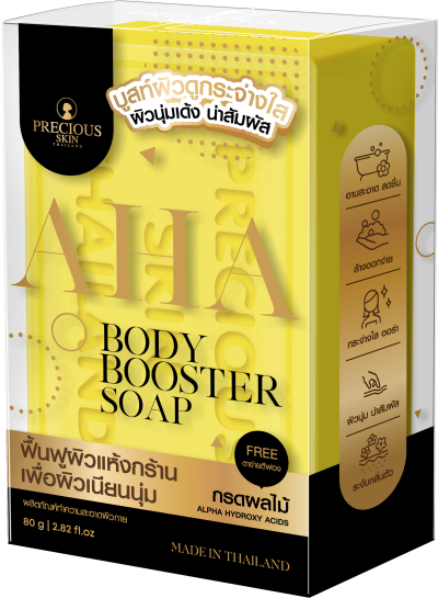 PRECIOUS SKIN AHA BODY BOOSTER SOAP 80G