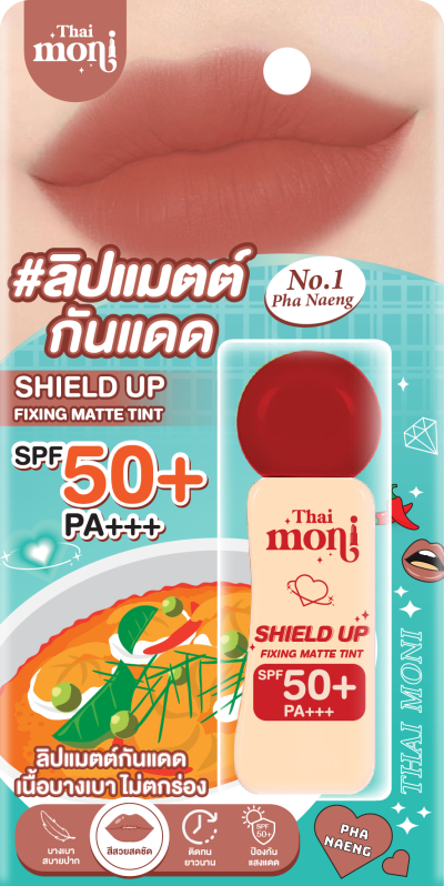 THAI MONI SHIELD UP FIXING MATTE TINT SPF50+ PA+++ NO.1 PHA NAENG