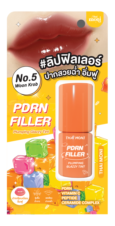 THAI MONI PDRN FILLER PLUMPING GLAZZY TINT NO.5 WOON KROB