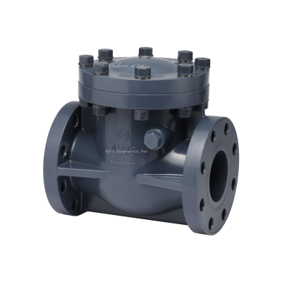 A-SUNG - UPVC SCH80 Swing Check Valve - Flange JIS10K