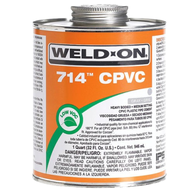 Weldon - กาวทาท่อ CPVC น้ำร้อน-น้ำทั่วไป