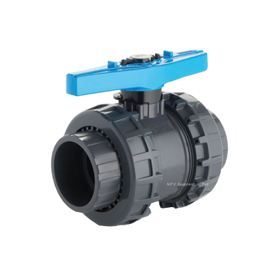 FIP - UPVC SCH80 VEE Easy Fit 2-Way Ball Valve ASTM