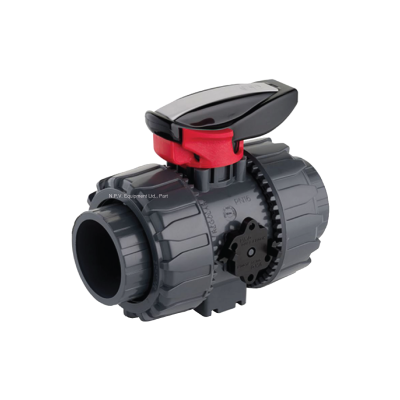 FIP - UPVC SCH80 Dual Block 2-Way Ball Valve Flange ASTM