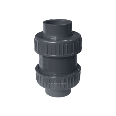 LD - UPVC SCH80 TU Ball Check Valve BSPT