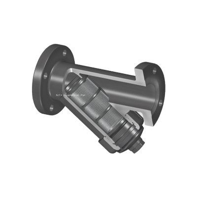 SPEARS - UPVC SCH80 Y-Strainer Flange ASTM
