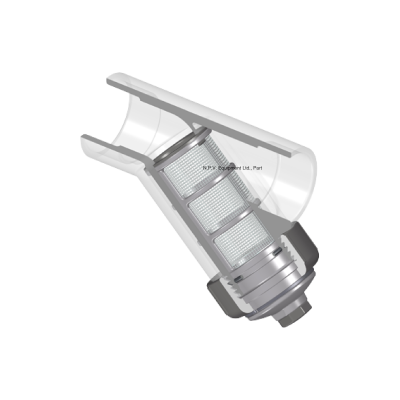 SPEARS - UPVC SCH80 Y-Strainer Socket 8mesh ASTM - Clear