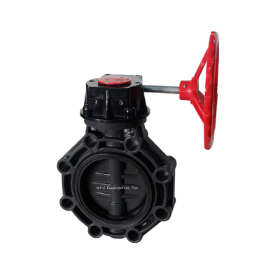 WF - UPVC Butterfly Valve Gear Operate