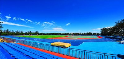 Prefabricated rubber running track projects