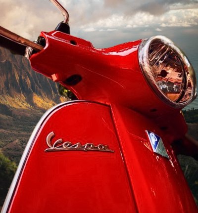 Vespa Logo เวสป้า โลโก้ สติกเกอร์ 3D มีความนูน นิ่ม เพิ่มความสวยงาม 5