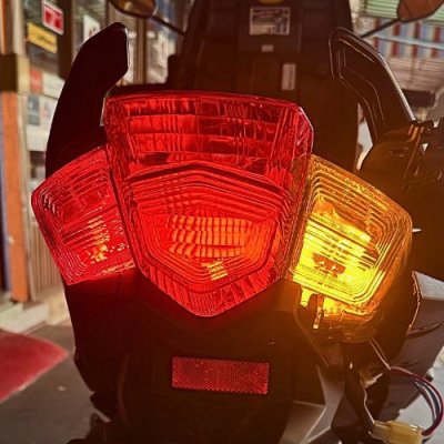 YAMAHA GT125 ชุดทำไฟหรี่เลี้ยวหลังตรงรุ่น 1
