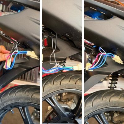 YAMAHA GT125 ชุดทำไฟหรี่เลี้ยวหลังตรงรุ่น 4