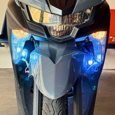 YAMAHA GT125 ชุดต่อไฟหรี่เลี้ยวหน้า พร้อมรีเลย์ไฟเลี้ยวปรับได้ 1
