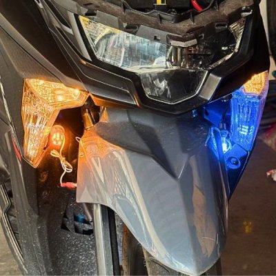 YAMAHA GT125 ชุดต่อไฟหรี่เลี้ยวหน้า พร้อมรีเลย์ไฟเลี้ยวปรับได้ 4