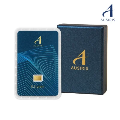 ทองคำแท่ง 96.5% น้ำหนัก 0.3 กรัม (พร้อมกล่อง) การ์ดออสสิริส ทองคำแท่ง 96.5% น้ำหนัก 0.3 กรัม (พร้อมกล่อง) การ์ดออสสิริส