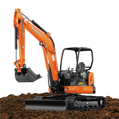 เช่า Kubota U55-6 เช่ารายวันพร้อมคนขับ ฟรีน้ำมัน