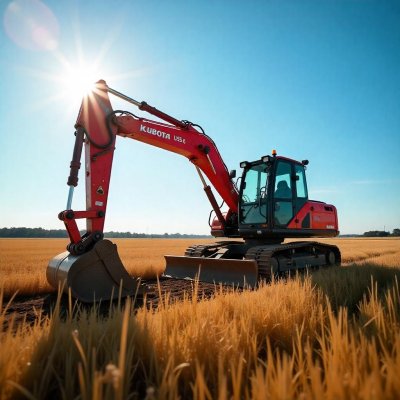 เช่า Kubota U55-6 เช่ารายวันพร้อมคนขับ ฟรีน้ำมัน