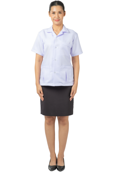 เสื้อกาวน์ตัวสั้น แขนสั้น DMP เสื้อกาวน์ตัวสั้น แขนสั้น DMP