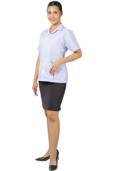 เสื้อกาวน์ตัวสั้น แขนสั้น DMP เสื้อกาวน์ตัวสั้น แขนสั้น DMP