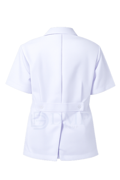 เสื้อกาวน์ตัวสั้นแขนสั้น DMP สำหรับการแพทย์ -วิทยาศาสตร์