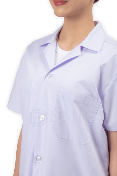 เสื้อกาวน์คอฮาวาย ตัวยาว แขนสั้น4