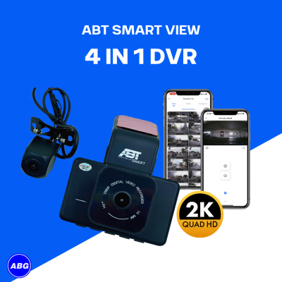 ABT SMART VIEW 4in1 CAR DVR กล้องบันทึกภาพหน้า-หลัง ระบบWiFi พร้อมGPS แสดงตำแหน่ง