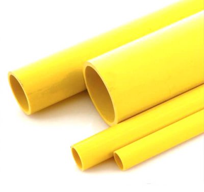 PVC CONDUIT ท่อพีวีซีแข็งสำหรับใช้ร้อยสายไฟฟ้าและ สายโทรศัพท์ (สีเหลือง)