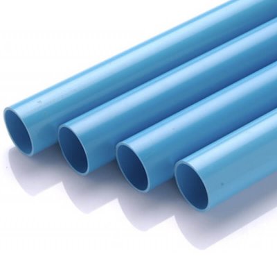 PIPE PVC ท่อพีวีซีแข็งสำหรับใช้เป็นท่อน้ำดื่ม (สีฟ้า)