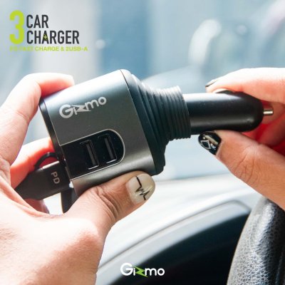 Gizmo ที่ชาร์จในรถยนต์ ใช้กับช่องจุดบุหรี่ในรถยนต์ PD car charger รุ่น GG-016 รับประกัน1ปี
