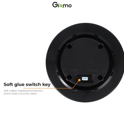 Gizmo ไฟสนาม โซล่าเซลล์ โคมไฟสนาม ไฟโซล่าเซลล์ สปอร์ตไลท์ LED 8 ดวง เปิด-ปิด อัตโนมัติ รุ่น GSH-001