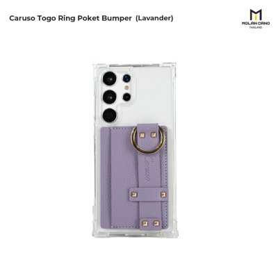 Molan Cano Case รุ่น เคส Samsung S23 ultra  ลาย Caruso Togo Ring Poket Bumper Case