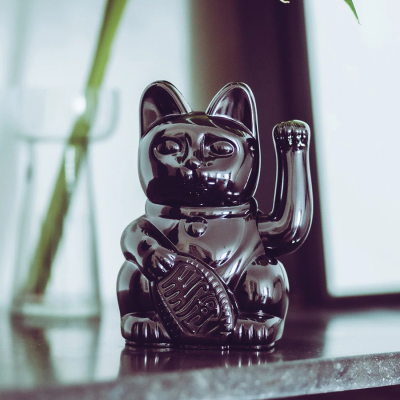 Gizmo Luck Cat Egypt Black 15cm อำนาจและเสน่ห์ลึก