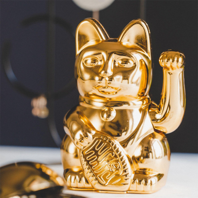 Gizmo Luck Cat Egypt Gold 15cm มั่งคั่งและเที่ยงธรรม