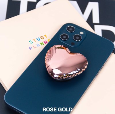 Gizmo แหวนจับมือถือGriptok รูปหัวใจหลากสี