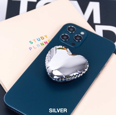 Gizmo แหวนจับมือถือGriptok รูปหัวใจหลากสี