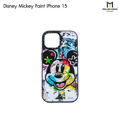 MOLAN CANO รุ่น iPhone 15/15 Pro max Case printing เคสลาย Mickey Mouse ลิขสิทธิ์แท้100% สำหรับไอโฟน เคส กันกระแทก-ขอบดำ