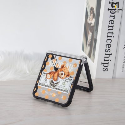 เคส Molan Cano Z Flip 6 ขอบดำ กันกระแทก 4 มุม ตาข่ายกันฝุ่น