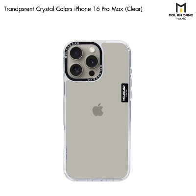 Molan Cano Tranparent Crystal Color กันรอยขีดข่วน กันกระแทก for iPhone 16/16+/16pro/16Pro max