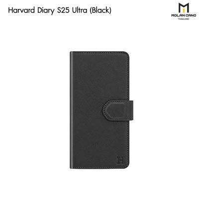 HANA Harvard Diary Case เคสฝาพับมีช่องใส่บัตร Samsung สำหรับซัมซุง S25 Ultra