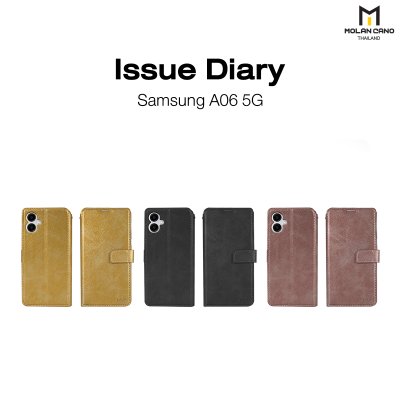 Molan Cano Issue Diary Case เคสฝาพับมีช่องใส่บัตร Samsung สำหรับซัมซุง A06 4G/5G
