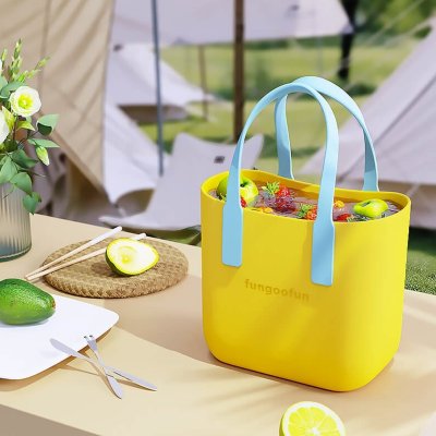 Fungoofun Shopping Bag กระเป๋าถืออเนกประสงค์ 3 มิติ กันน้ํา รุ่น G518